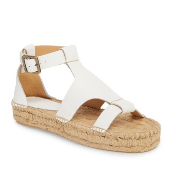 Soludos Shoes - Soludos Espadrille Platform Sandal White Size 9